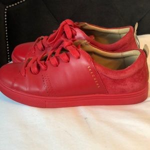 Sketches red sneakers size 7